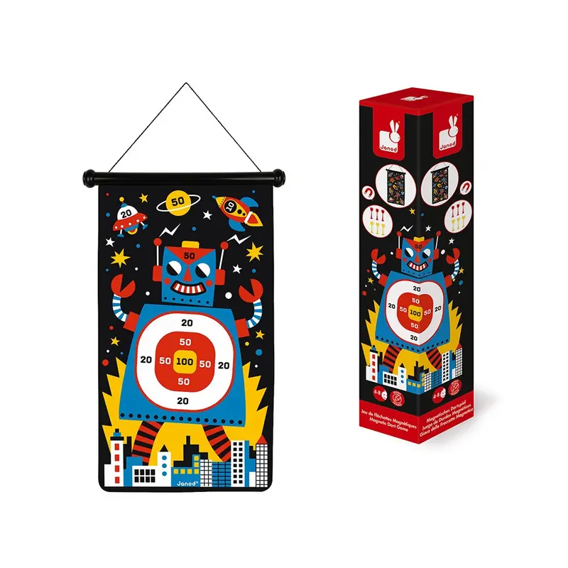 JUEGO DE DARDOS MAGNETICOS "ROBOTS" - Janod