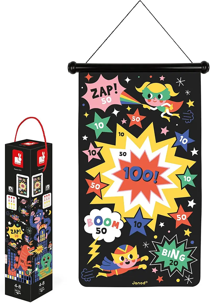 Juego de dardos magnéticos Súper Héroes - Janod J02090