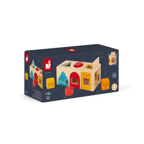 Juego de encajar caja formas geométricas - Janod J05330