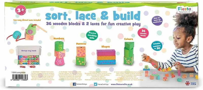 Juego de encajar, clasificar y construir - Fiesta Crafts