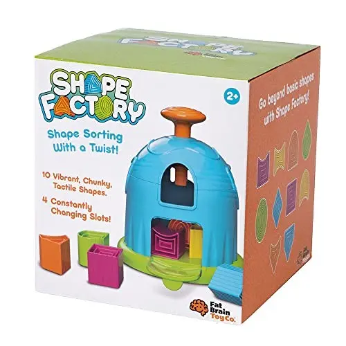 Juego de encajar formas multicolor Shape Factory - Fat Brain