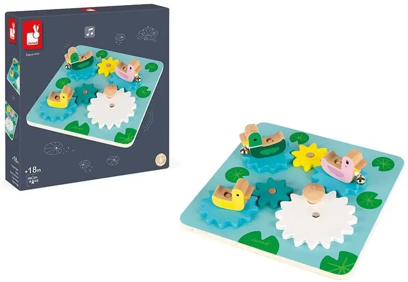 Juego de engranaje, el estanque de los patos - Janod J05326