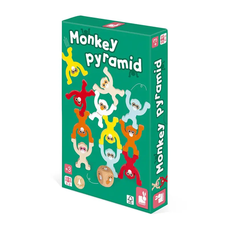 Juego de equilibrio monkey pyramid - Janod J02633