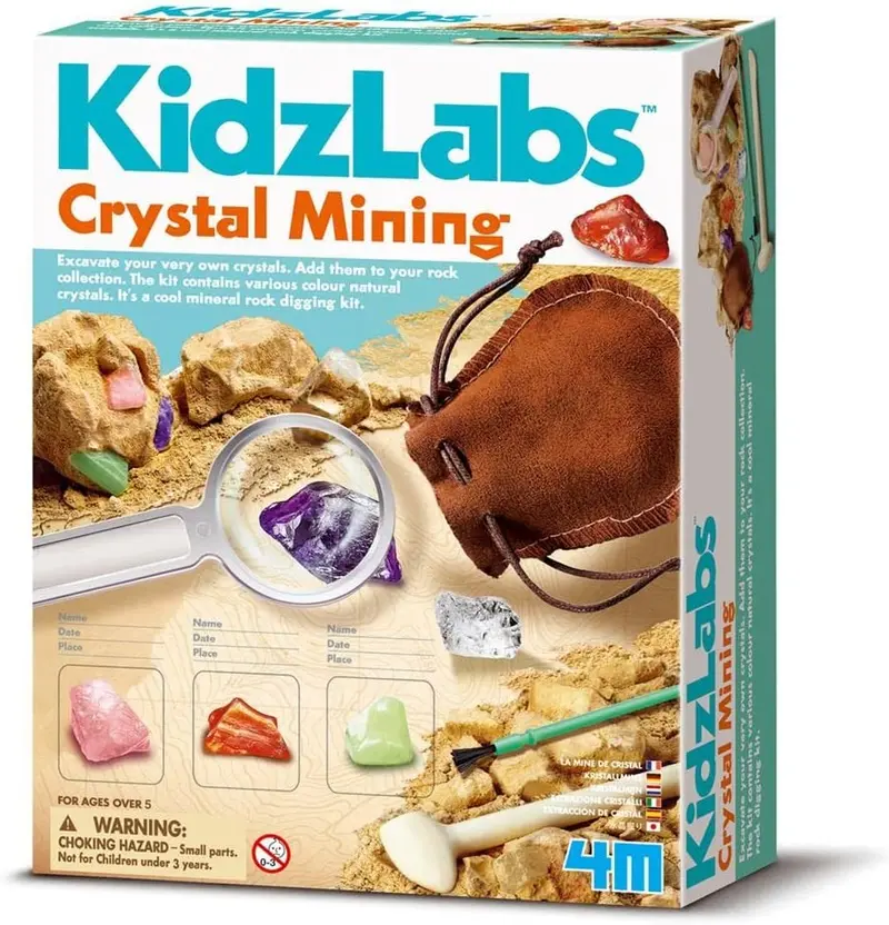 Juego de excavación Crystal Mining - 4M 03252