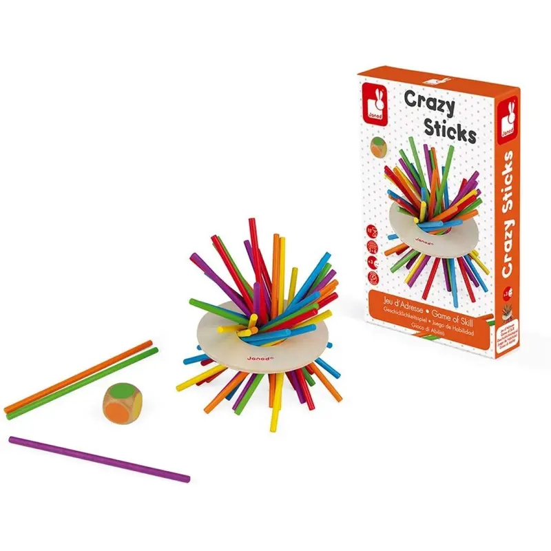Juego de habilidad crazy sticks - janod j02695