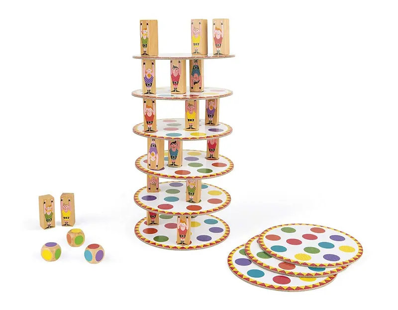 Juego de habilidad y estrategia acrobat - janod j02757