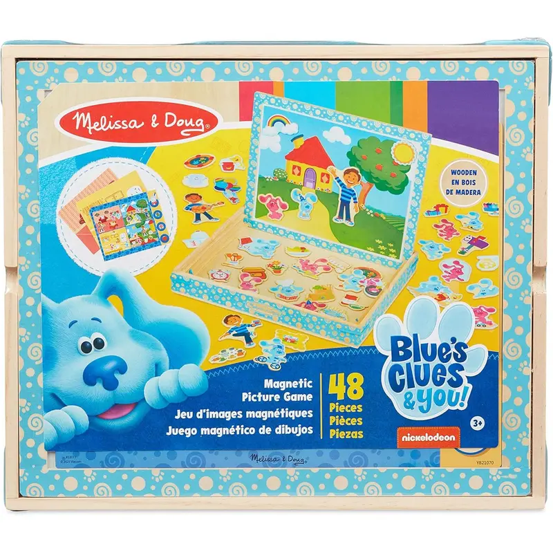 Juego de Imágenes Magnéticas de Madera Blue’s Clues & You | Set Educativo para Niños