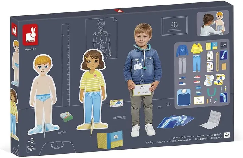 Juego de imitación Un Día en el Médico - Janod J06621