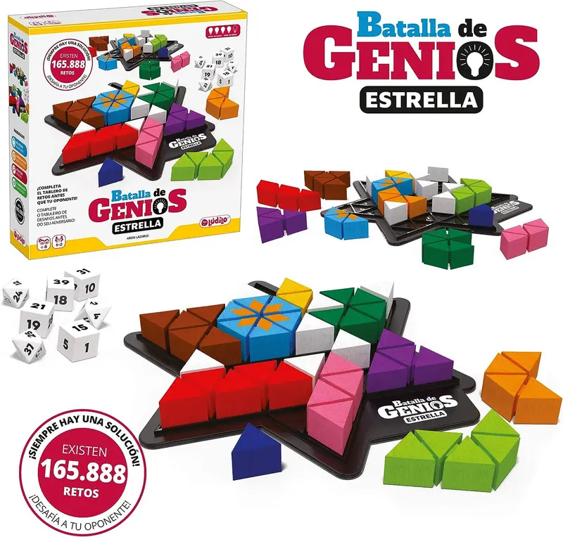 Juego de Mesa Batalla de Genios Estrellas - Ludilo 80955