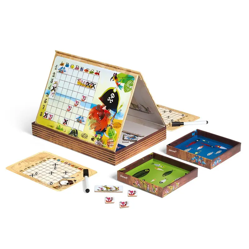 Juego de mesa batalla naval piratas - janod j02835