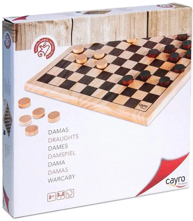 Juego de mesa damas en madera - Cayro 634