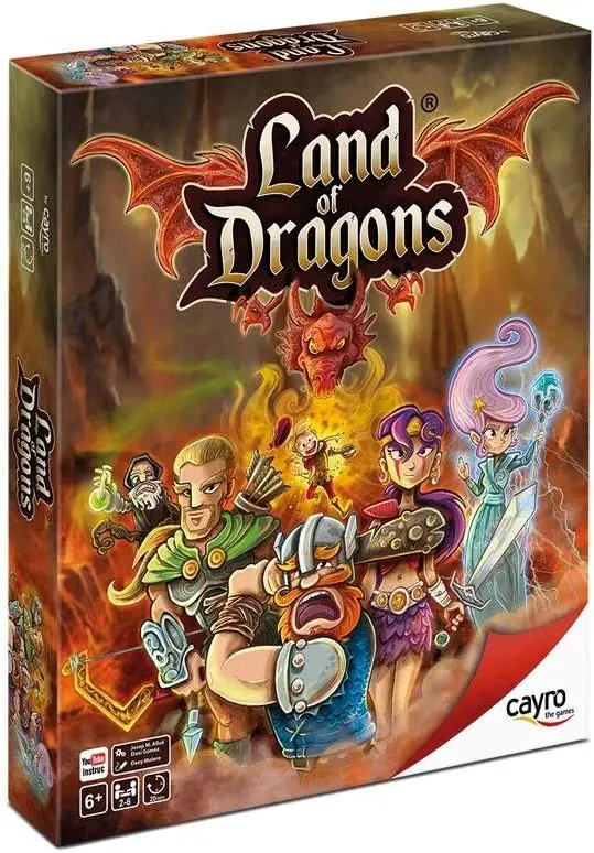 Juego de mesa de estrategia Land of Dragons - Cayro 7052