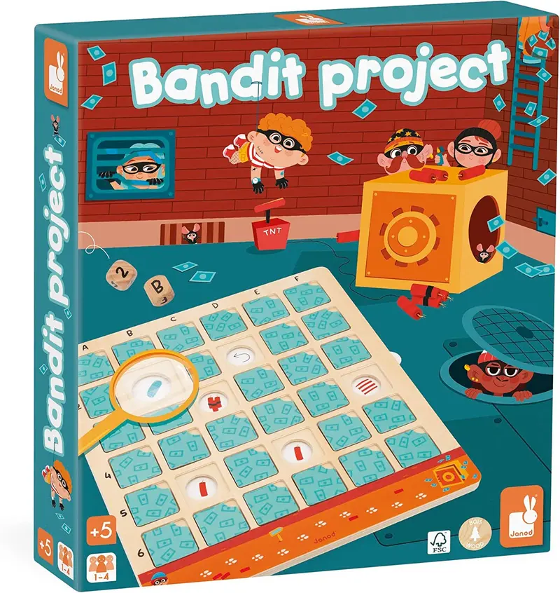 Juego de mesa educativo Proyecto Bandido - Janod J05087