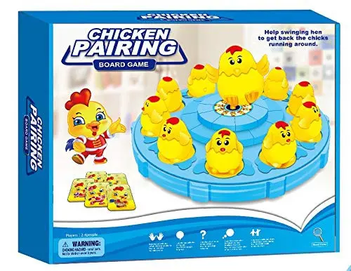 Juego de mesa habilidad gallina giratoria