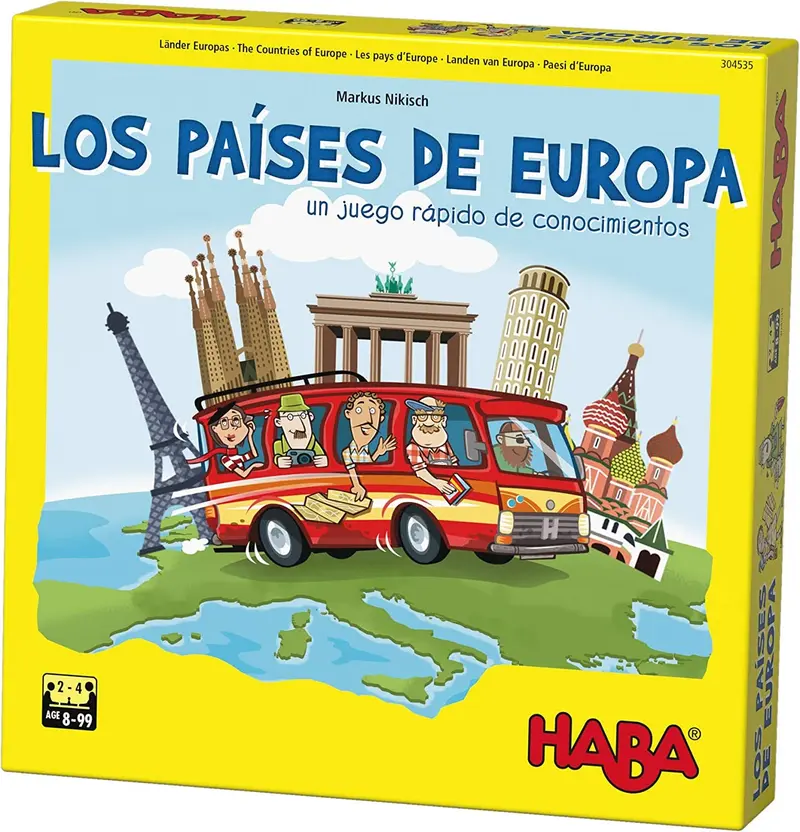 Juego de mesa los paises de Europa - Habermass H304535