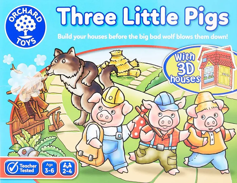 Juego de Mesa Los Tres Cerditos | Orchard Toys