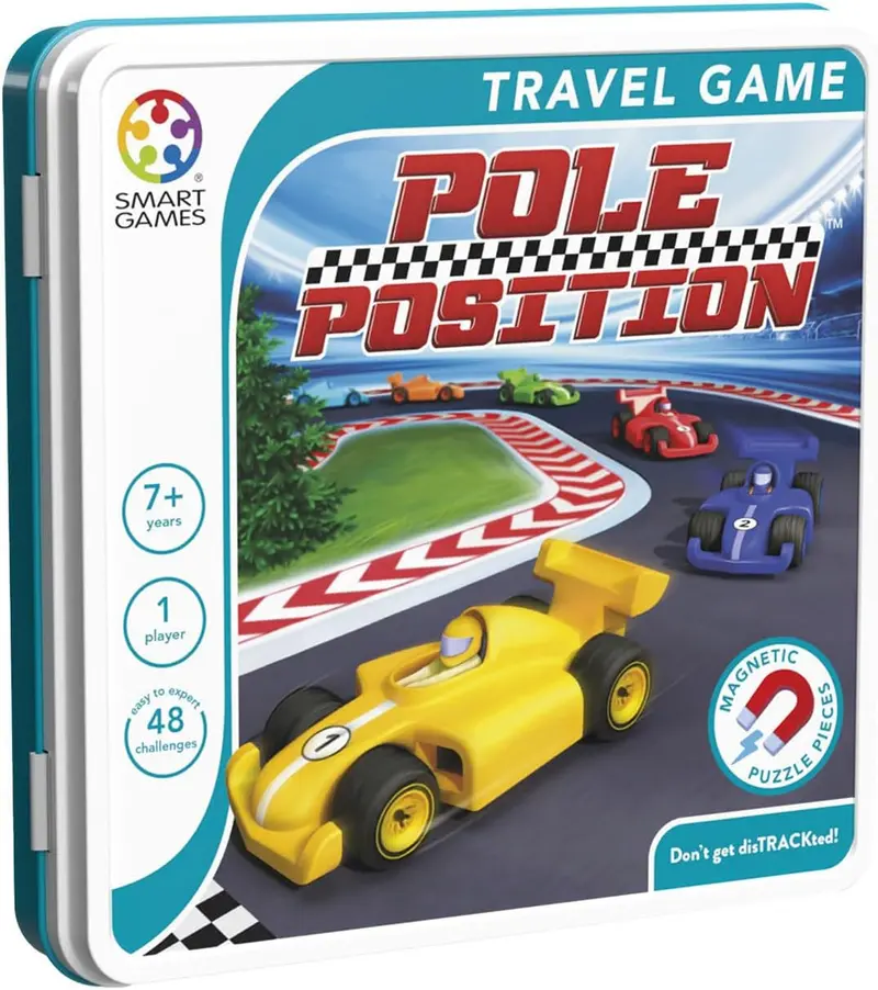 Juego de mesa Magnético Rompecabezas Coches de Carreras Pole Position - Ludilo