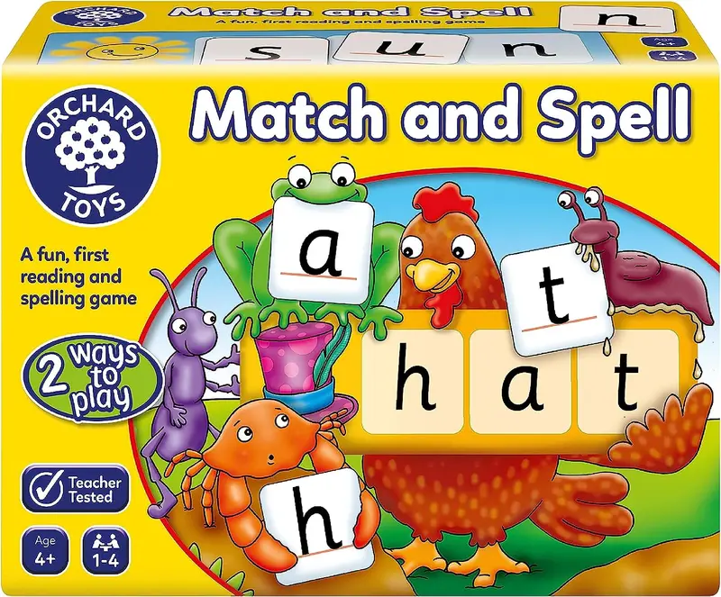 Juego de Mesa Match and Spell | Orchard Toys Inglés