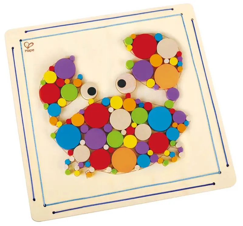 Juego de mosaicos para niños cangrejo - Hape