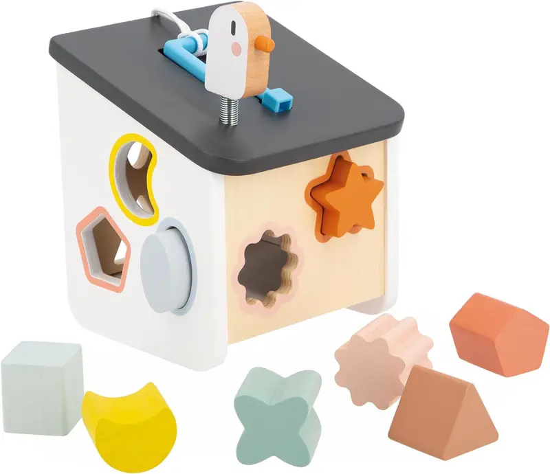 Juego de Motricidad Caja de Formas - La casa de Pájaros - Janod 04062