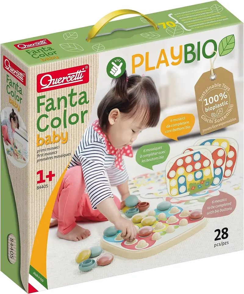 Juego de Motricidad con Botones de Colores FantaColor Baby – Quercetti 84405