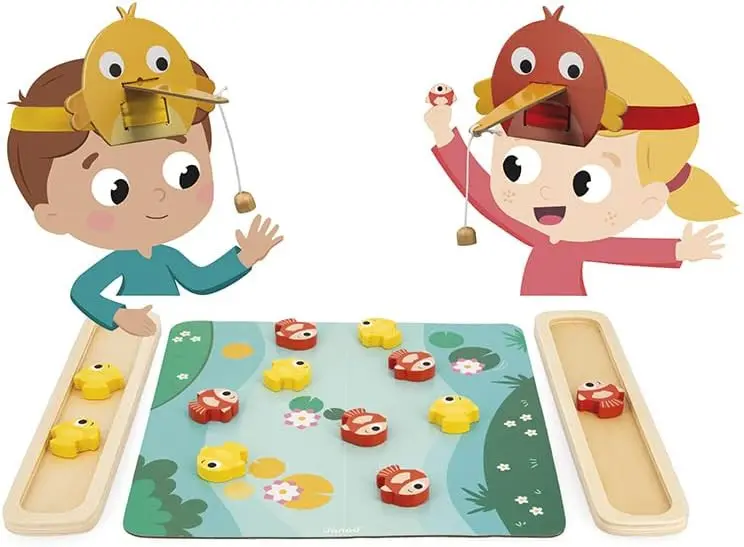 Juego de Pesca Magnético Pic Pic Janod - Juego de Habilidad y Concentración para Niños