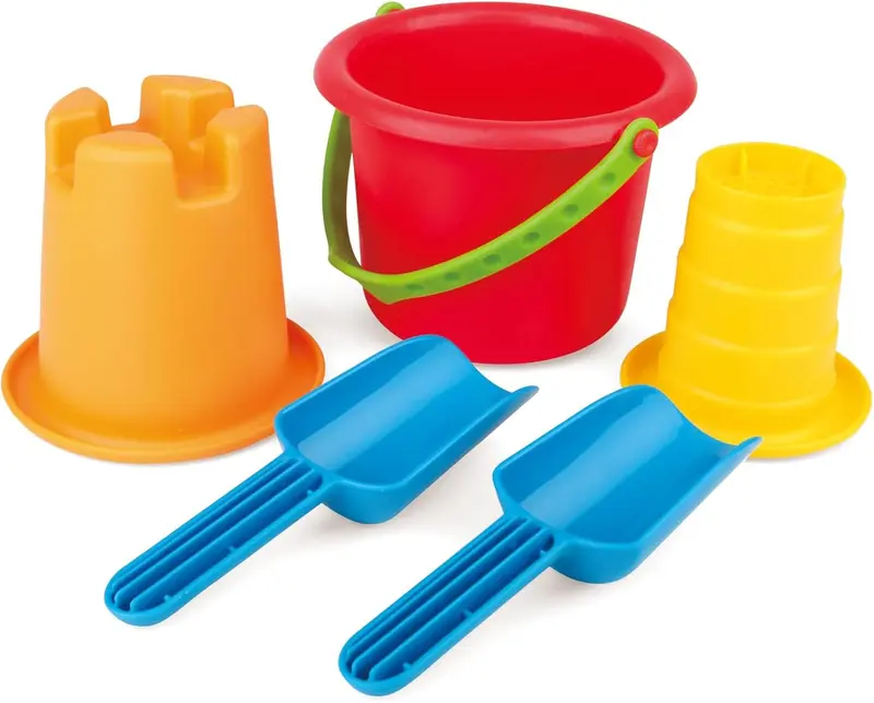 Juego de Playa Cubos y Palas 5 en 1 - Hape