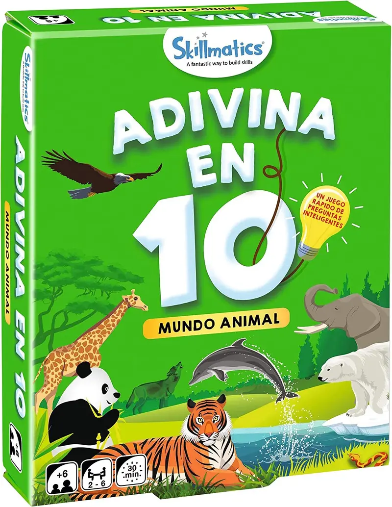 Juego de preguntas, ¡Adivina en 10! Mundo animal - Ludilo