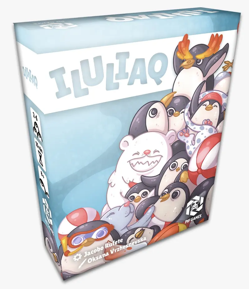 Juego educativo de cartas Iluliaq ¡Lanza cartas sobre el Iceberg ! - Pif Games