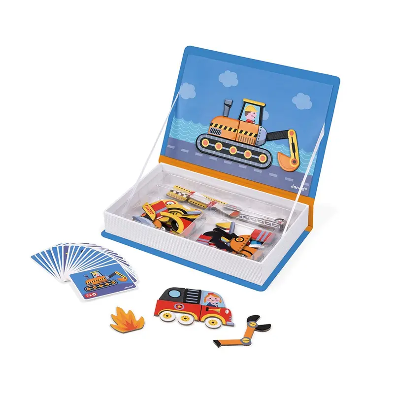 Juego educativo magnético bolidos magneti'book bolidos - janod j02715