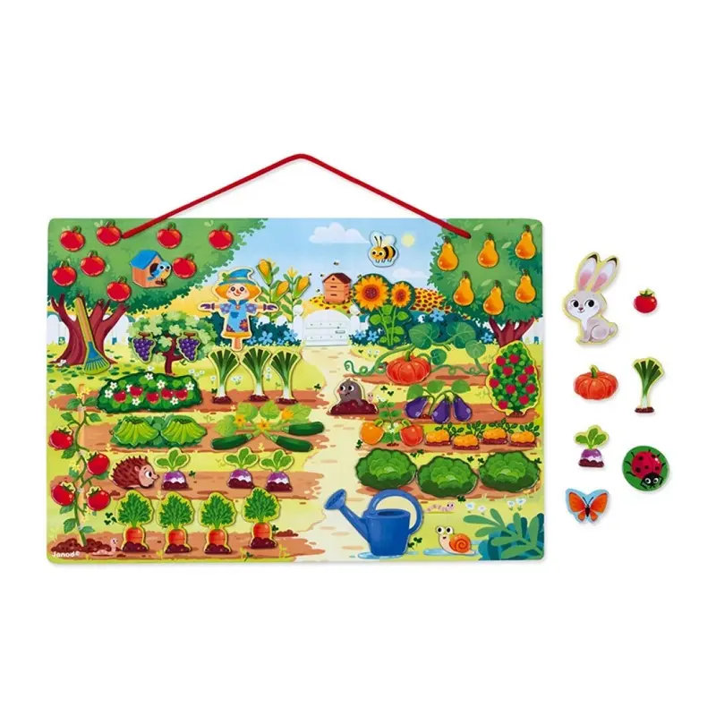 Juego educativo magnético creo mi huerto - janod j05463