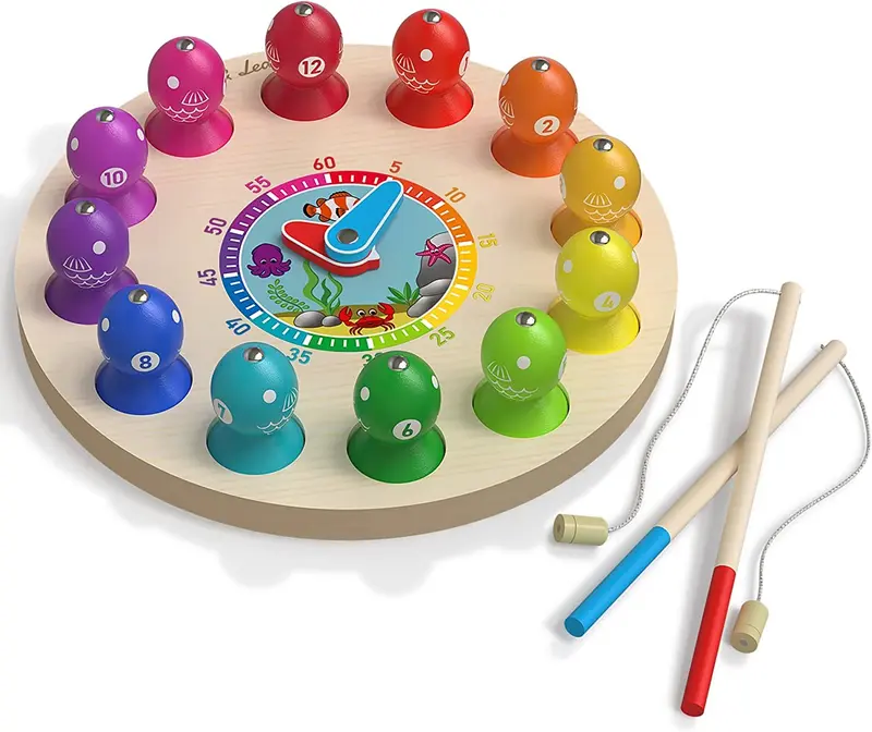 Juego educativo magnético para aprender la hora ClockBoard - Max & Lea