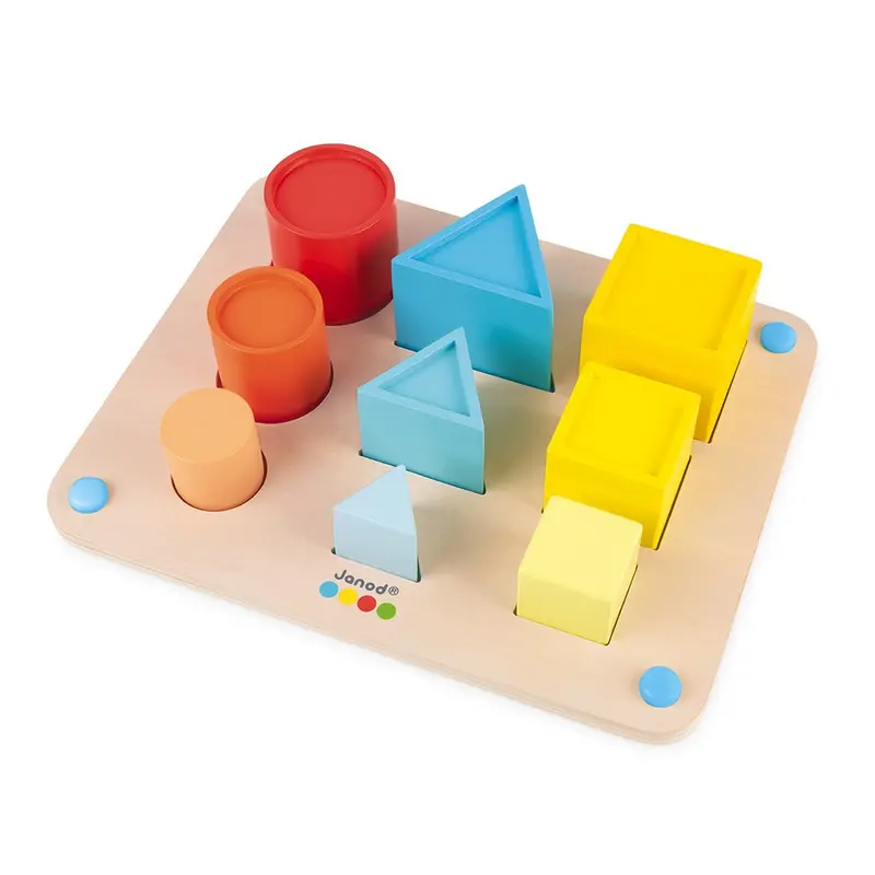 Juego en madera para aprender Los volúmenes essentiel - Janod J05062