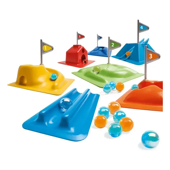 Juego Habilidad Golfy - Minigolf con canicas