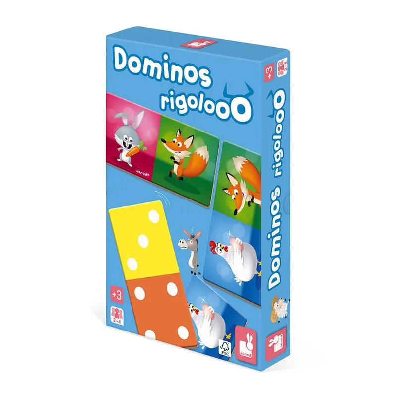 Juego infantil de domino rigolooo - Janod J02737