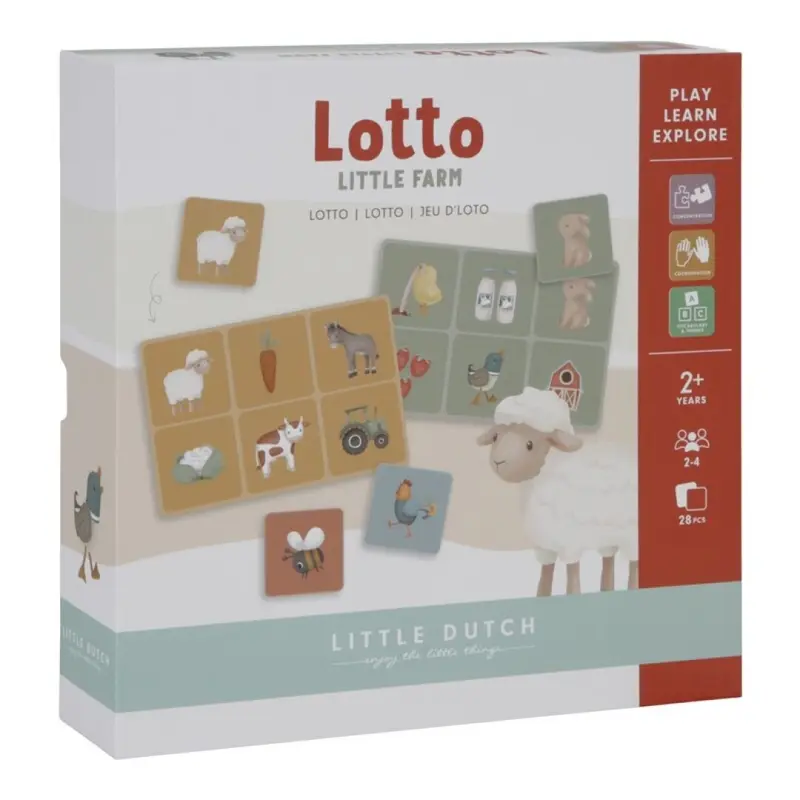 Juego Lotto pequeña Granja Little Dutch