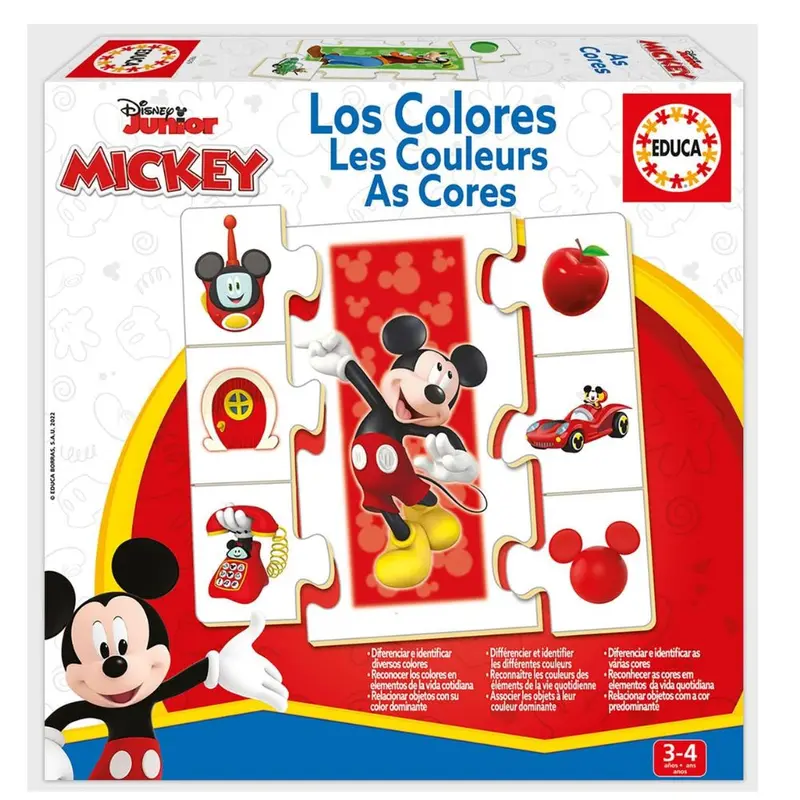 Juego Mickey aprende los colores Educa