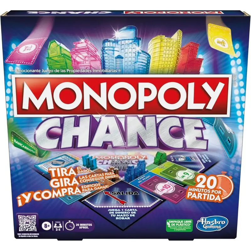 Juego Monopoly Chance partidas rápidas