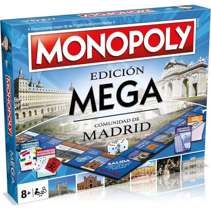 Juego Monopoly Mega Madrid