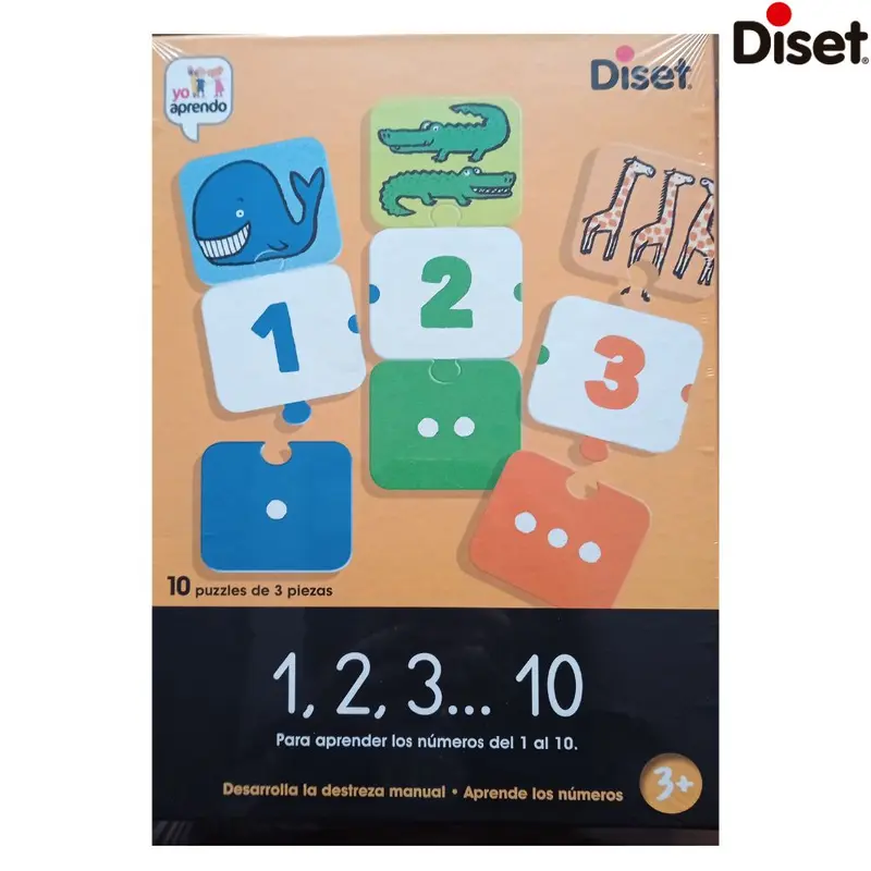 Juego números para repasar del 1 al 10 Diset