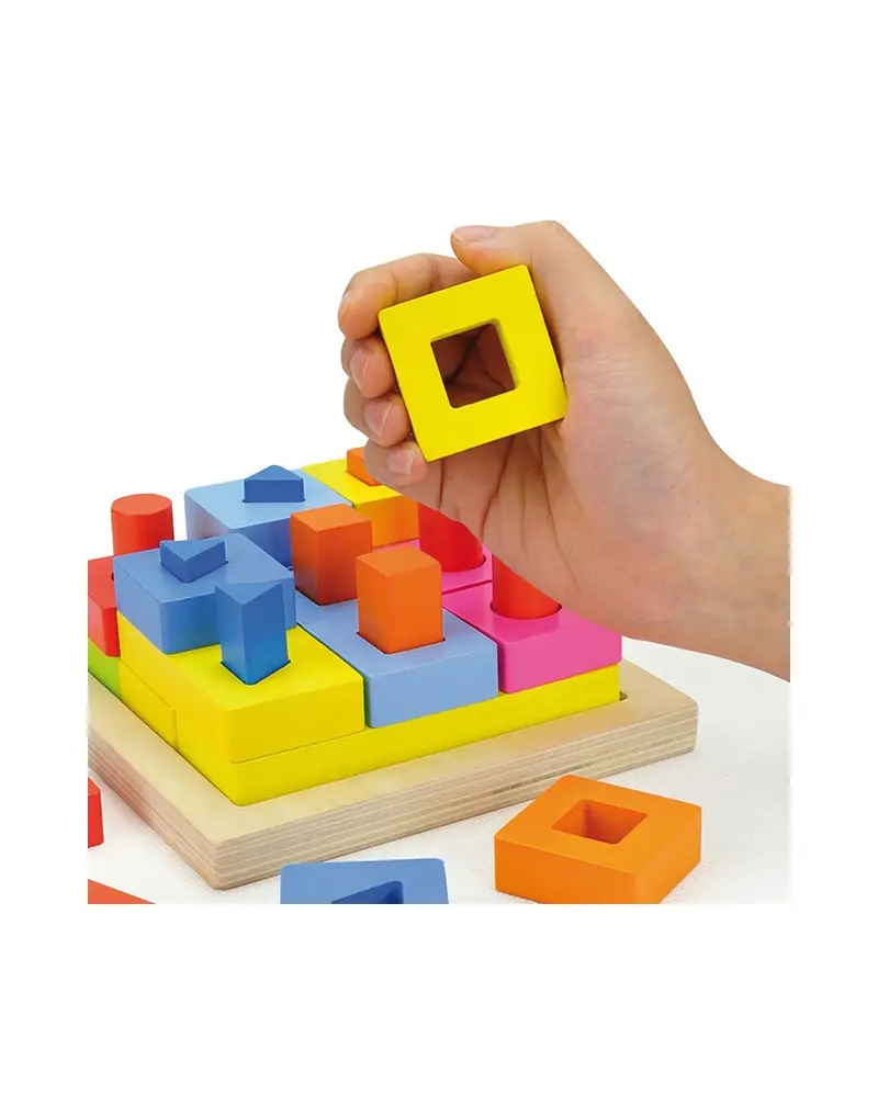 Juego para encajar piezas según forma - andreu toys