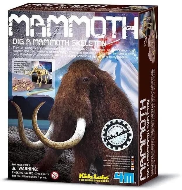 Juego para excavar esqueleto de Mamut - 4M 004M3236