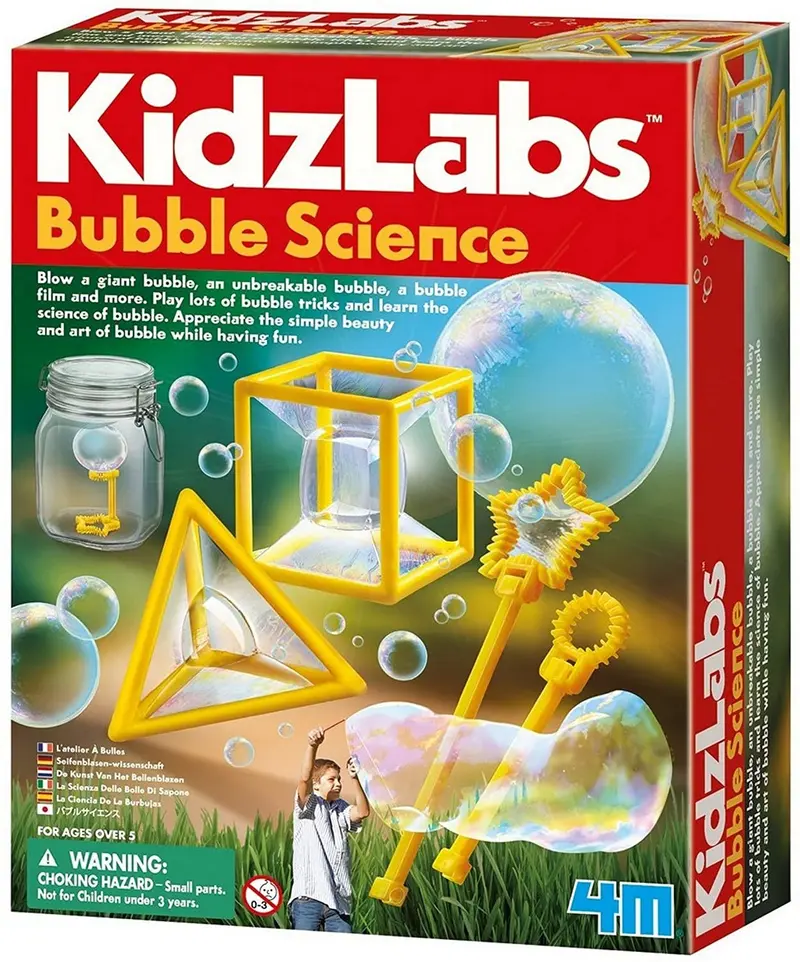 Juego para hacer burbujas bubble sciencie, juguete educativo - 4M