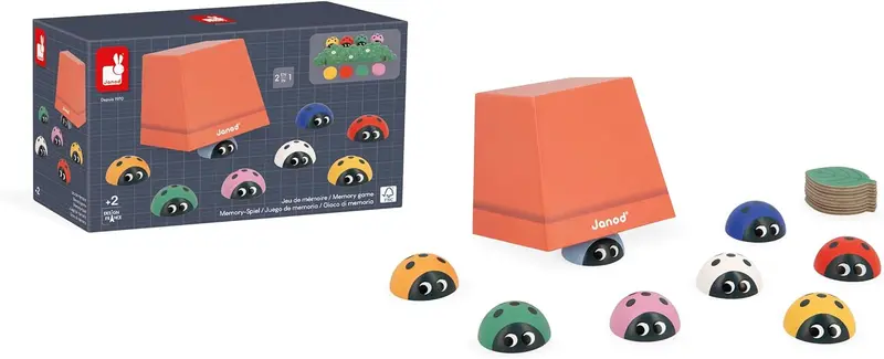 Juego Pedagógico de Memoria Secuencia de Mariquitas - Janod 05079
