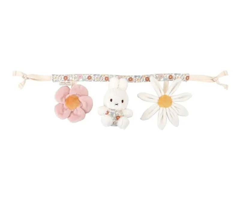 Juguete Carrito Miffy Flores Vintage - Little Dutch