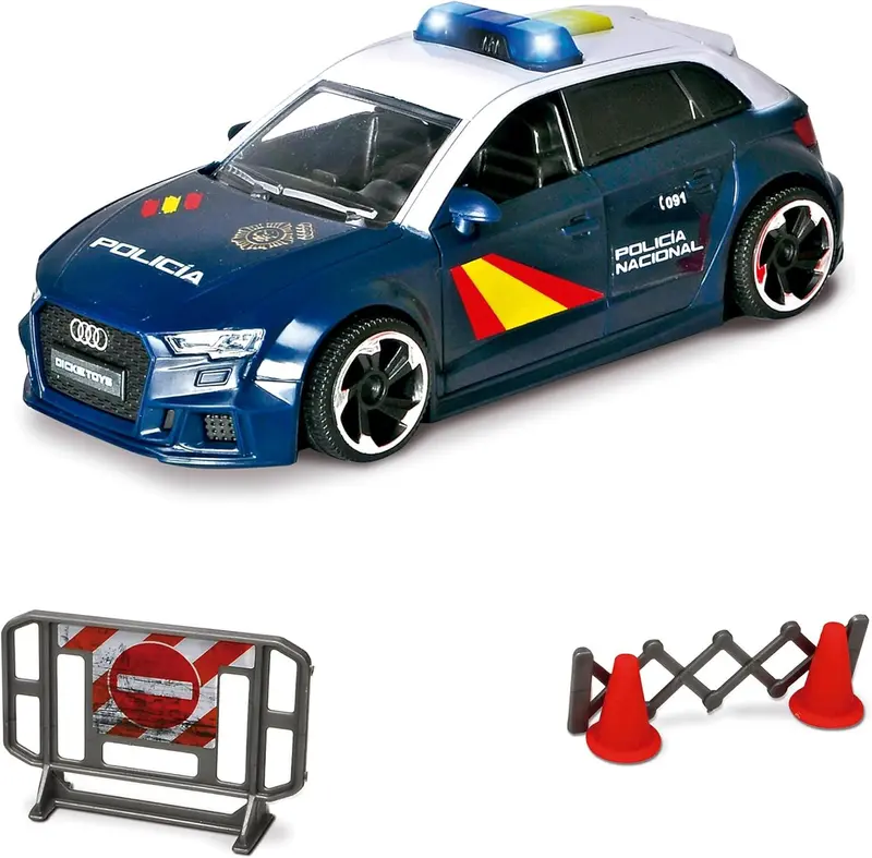 Juguete Coche de Policía Audi RS3 15 cm - Dickie Toys