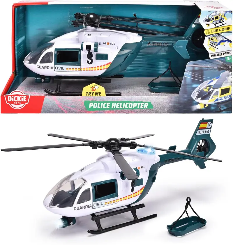 Juguete Helicóptero Guardia Civil 36 cm - Dickie Toys