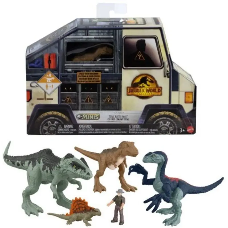Jurassic World pack dominion mini dinosaurios 5 figuras