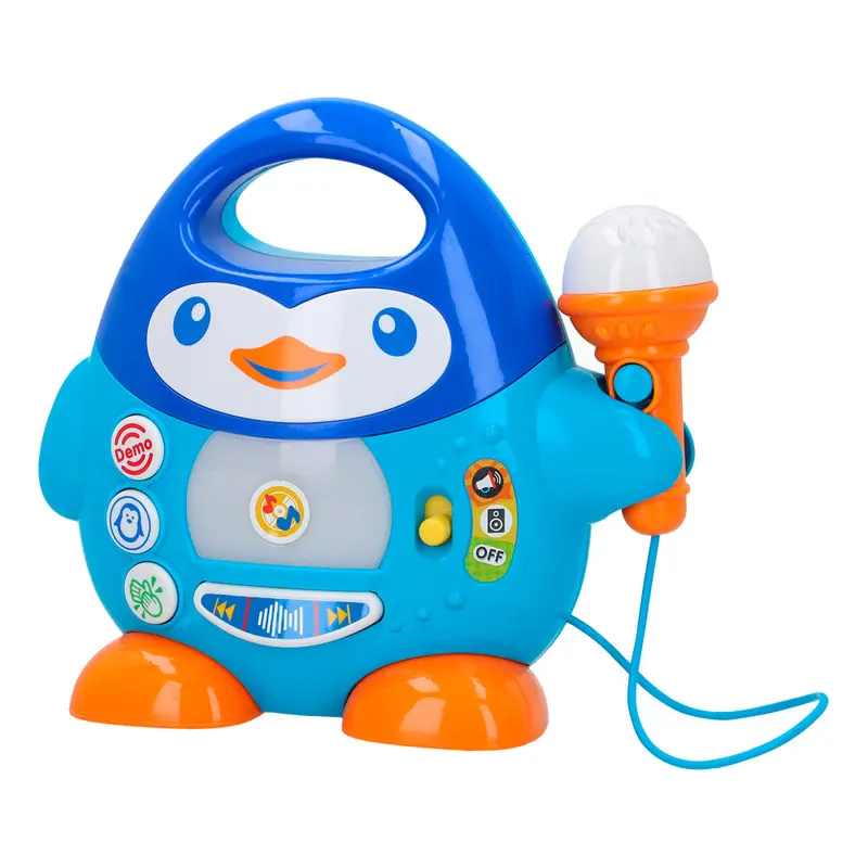 Karaoke pingüino con luces y sonidos Winfun