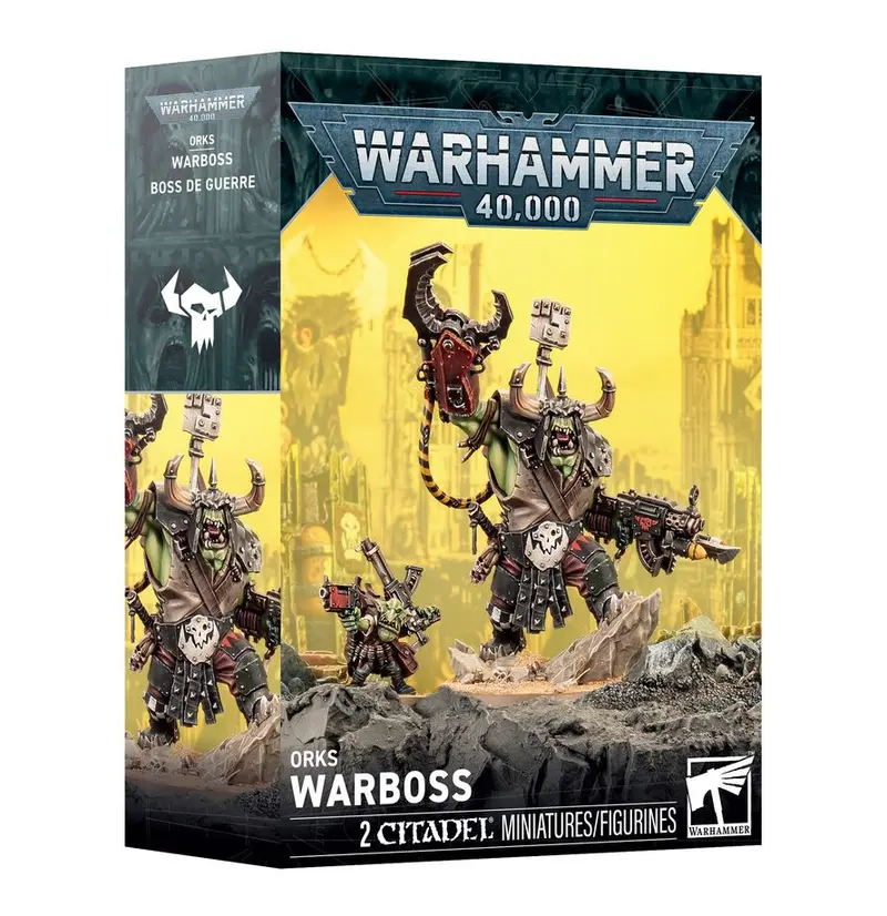 Kaudillo Ork - Líder de Ejército Warhammer 40,000 | Kit Multicomponente 35 Piezas